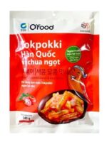 O'FOOD - Tokbokki Hàn Quốc Vị Chua Ngọt - 140G