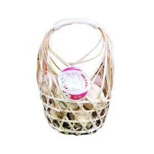 PHÚ AN - Trứng Gà So Giỏ Mây - 10 Quả