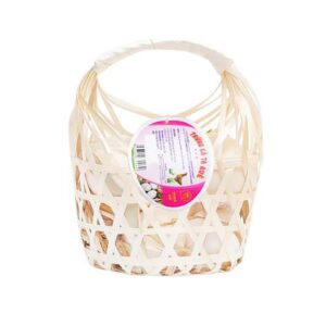 PHÚ AN - Trứng Gà Ta Quê Giỏ Mây - 10 Quả